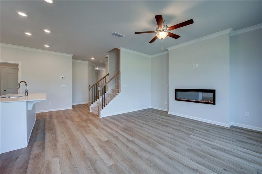 Spacious, unfurnished interior of a new home in Langley Overlook, Loganville (Image 15).