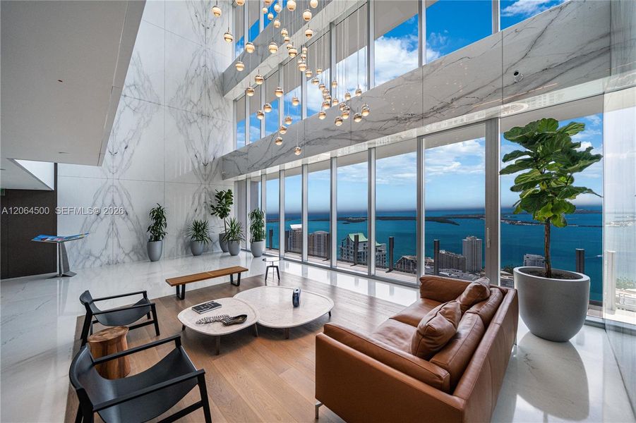 Floor 52-Sky Lobby. Floor 52-Sky Lobby.