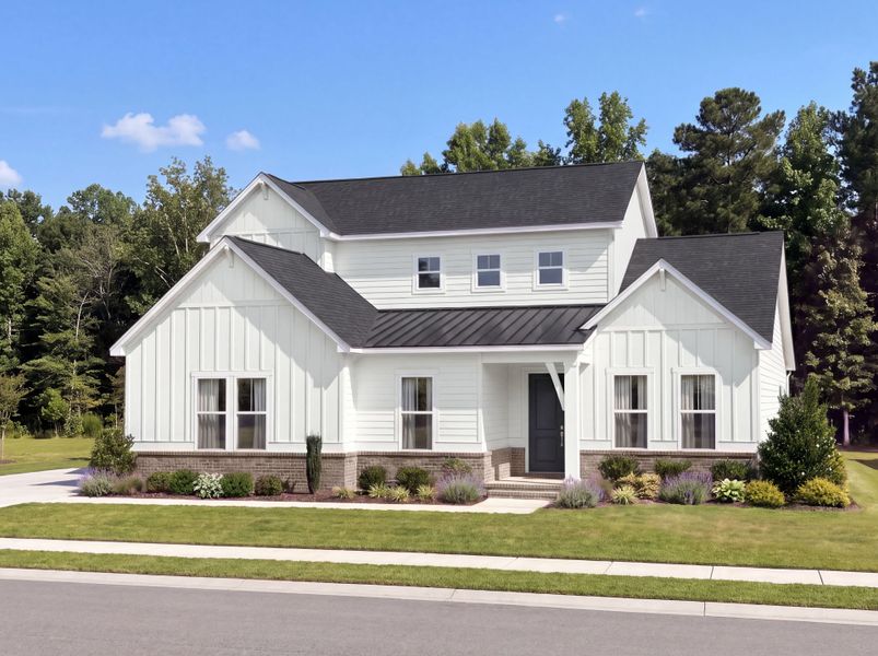 Representative exterior photo of a completed home built from the Ashby by John Wieland in Iverly, Canton, GA (Image 18). Representative exterior photo of a completed home built from the Ashby by John Wieland in Iverly, Canton, GA (Image 18).