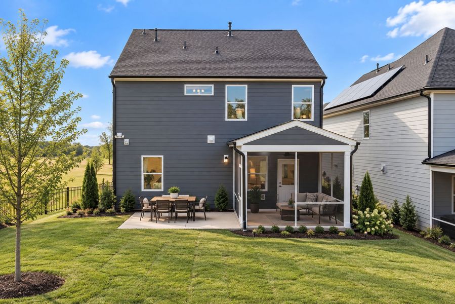 Representative exterior details of a home built from the Harris by Pulte Homes in Cambria, Garner (Image 3).