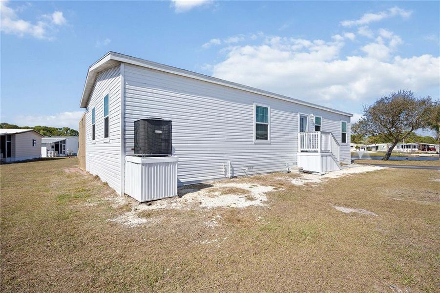 Exterior details and patio area of a home in , Englewood (Image 2). Exterior details and patio area of a home in , Englewood (Image 2).
