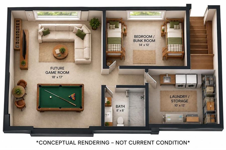 2D floor plan layout of this home in , Ellijay, GA (Image 5).