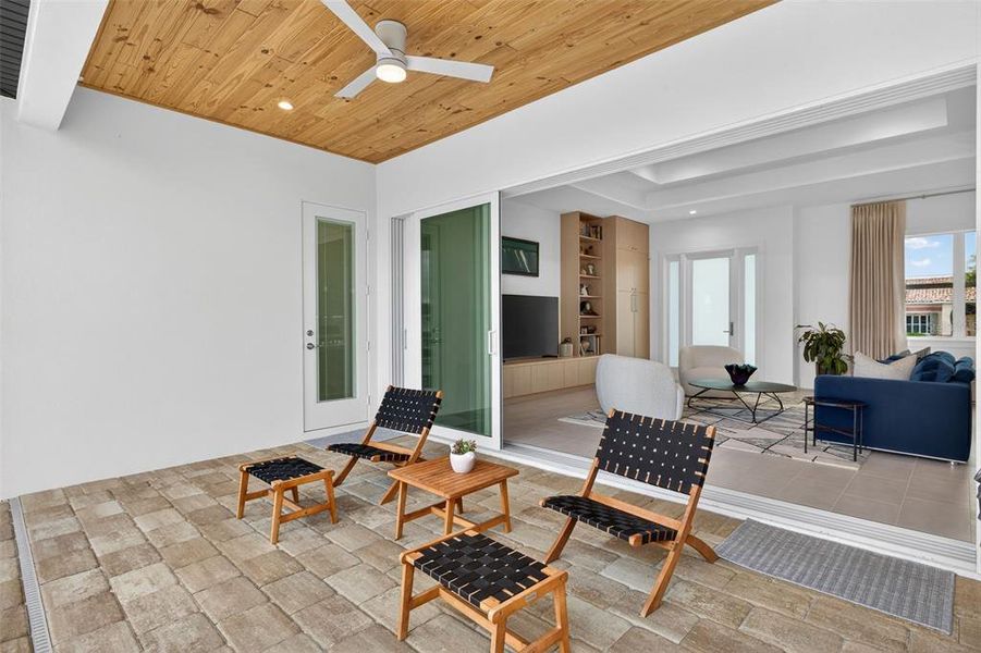 Exterior details and patio area of a home in , Punta Gorda (Image 4). Exterior details and patio area of a home in , Punta Gorda (Image 4).