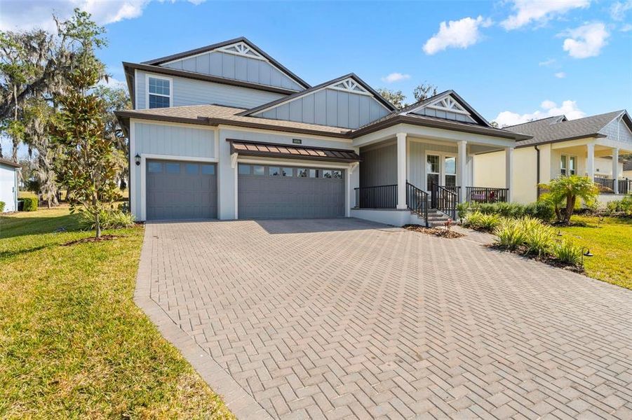 Front exterior of a new home in , Brooksville, FL, highlighting curb appeal (Image 28).