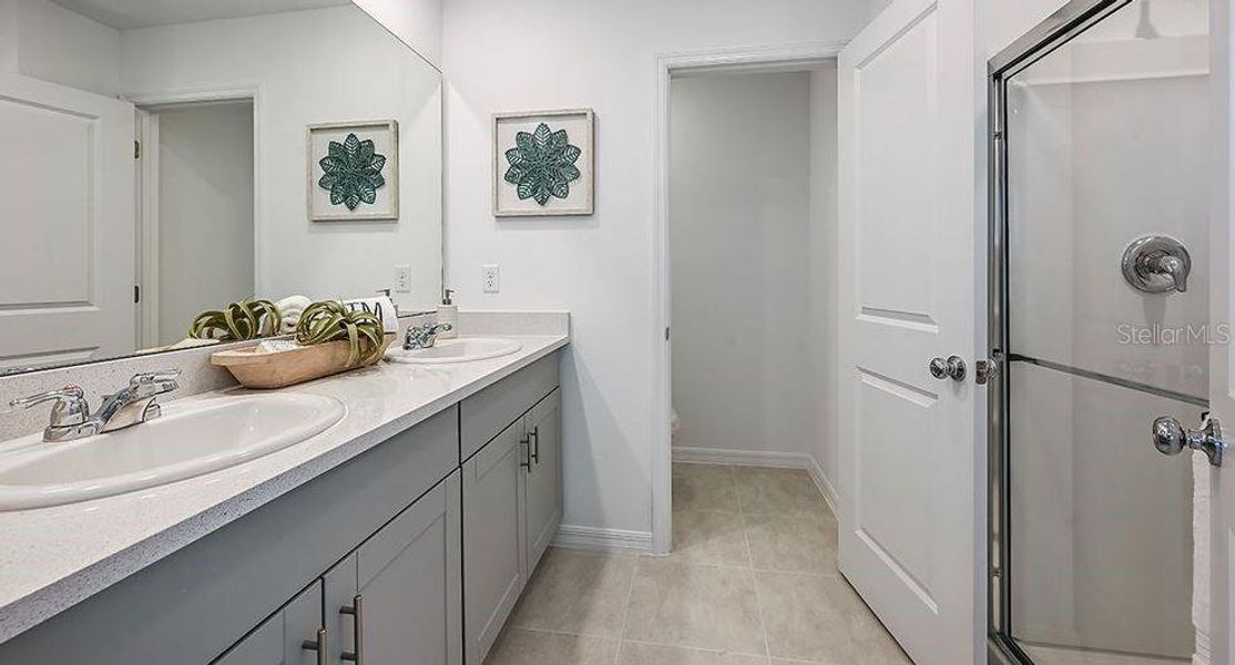 Furnished interior view inside a new home in Waterstone, Groveland (Image 8).
