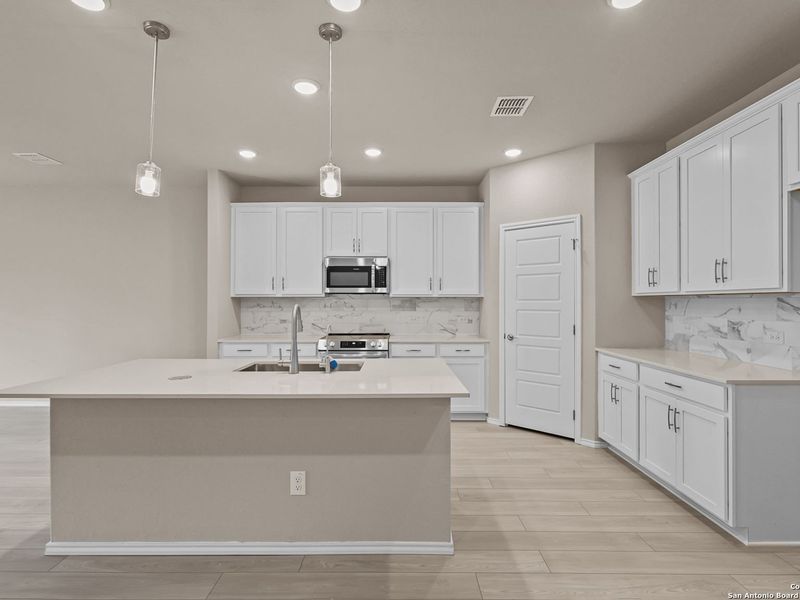 Furnished interior view inside a new home in Royal Crest, San Antonio (Image 6).