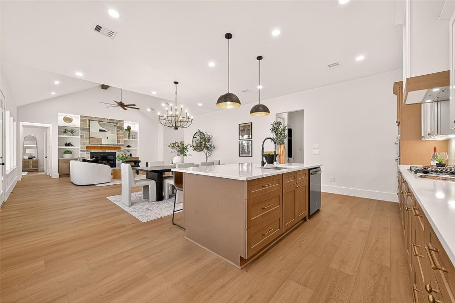 Furnished interior view inside a new home in , Tomball (Image 12).