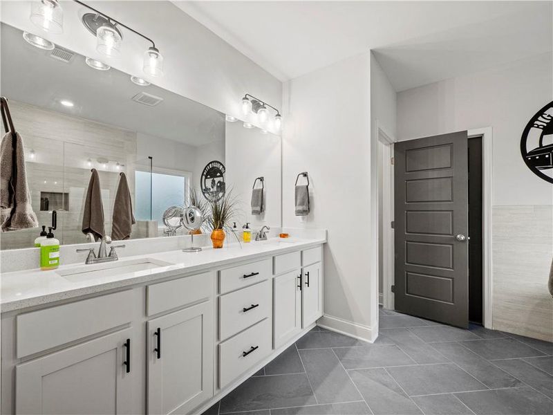 Furnished interior view inside a new home in , Hoschton (Image 36).