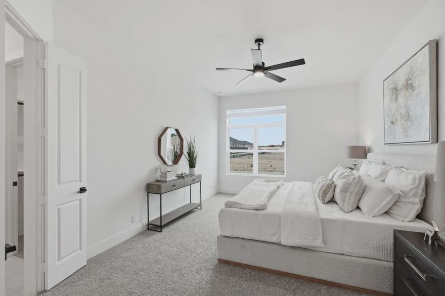 Furnished interior view inside a new home in Rose Hill, San Antonio (Image 12).