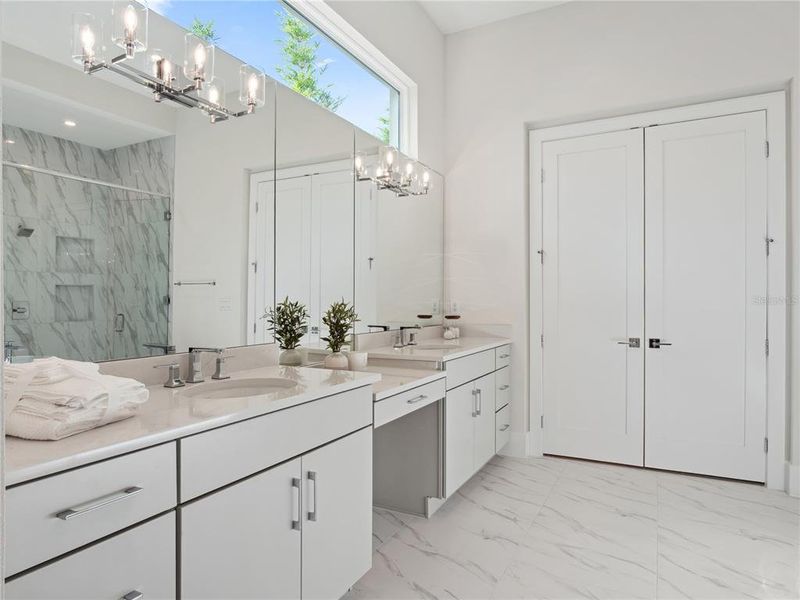 Furnished interior view inside a new home in Lake Sheen Sound, Orlando (Image 35).