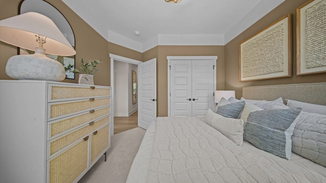 Furnished interior view inside a new home in Bayberry, Raleigh (Image 37). Furnished interior view inside a new home in Bayberry, Raleigh (Image 37).