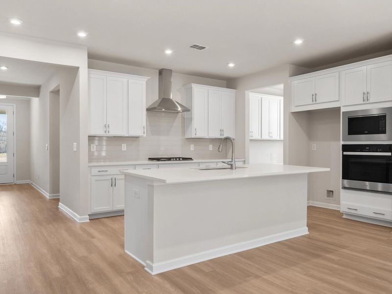 Representative furnished interior of a home built from the The Dawson C by Davidson Homes LLC in Kelly Preserve, Loganville (Image 6).