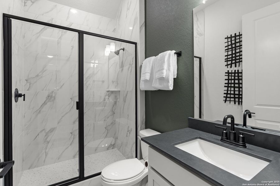 Furnished interior view inside a new home in Bison Ridge, San Antonio (Image 10).