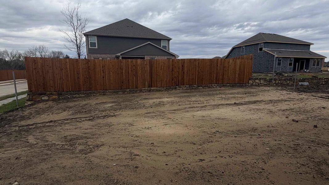 Backyard Construction Progress