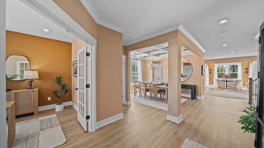 Furnished interior view inside a new home in Foxbank, Gray Court (Image 14).