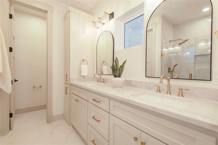 Furnished interior view inside a new home in , McKinney (Image 36).