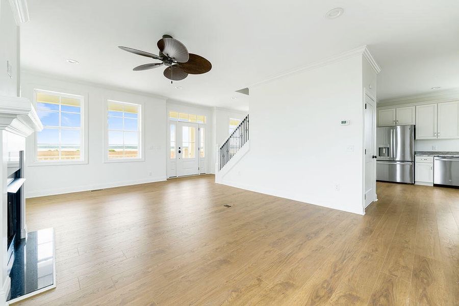 Spacious, unfurnished interior of a new home in , Georgetown (Image 27).