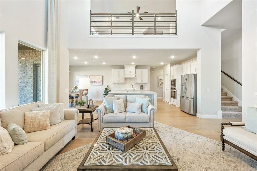 Furnished interior view inside a new home in Ridgepoint, Midlothian (Image 30).