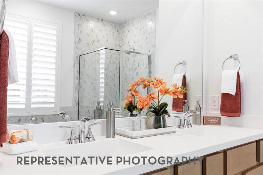 Close-up of interior finishes inside a home in Waterscape, Royse City (Image 20).