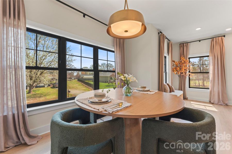 Furnished interior view inside a new home in , Huntersville (Image 10).
