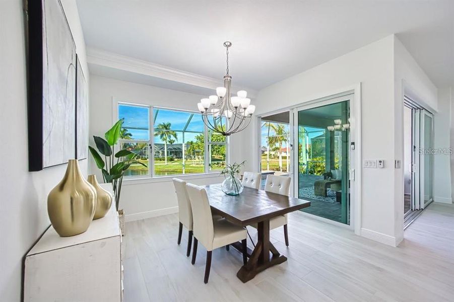 Furnished interior view inside a new home in , Punta Gorda (Image 10).