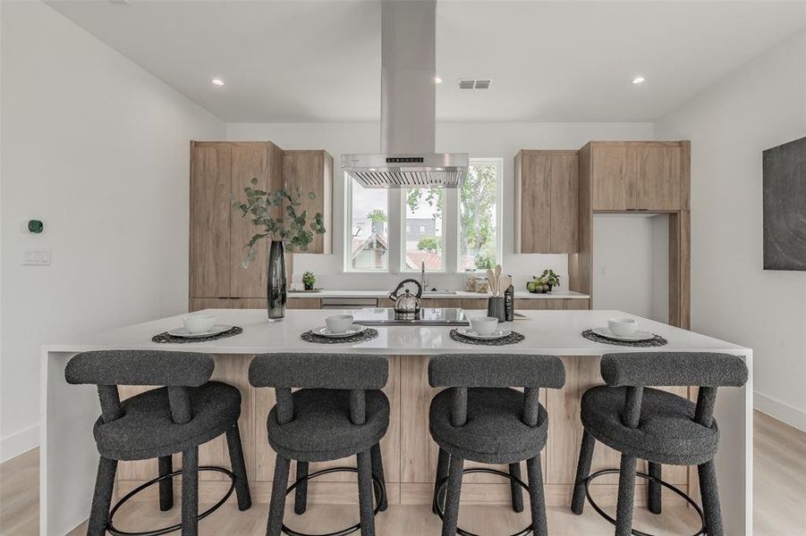 Furnished interior view inside a new home in , Dallas (Image 14).