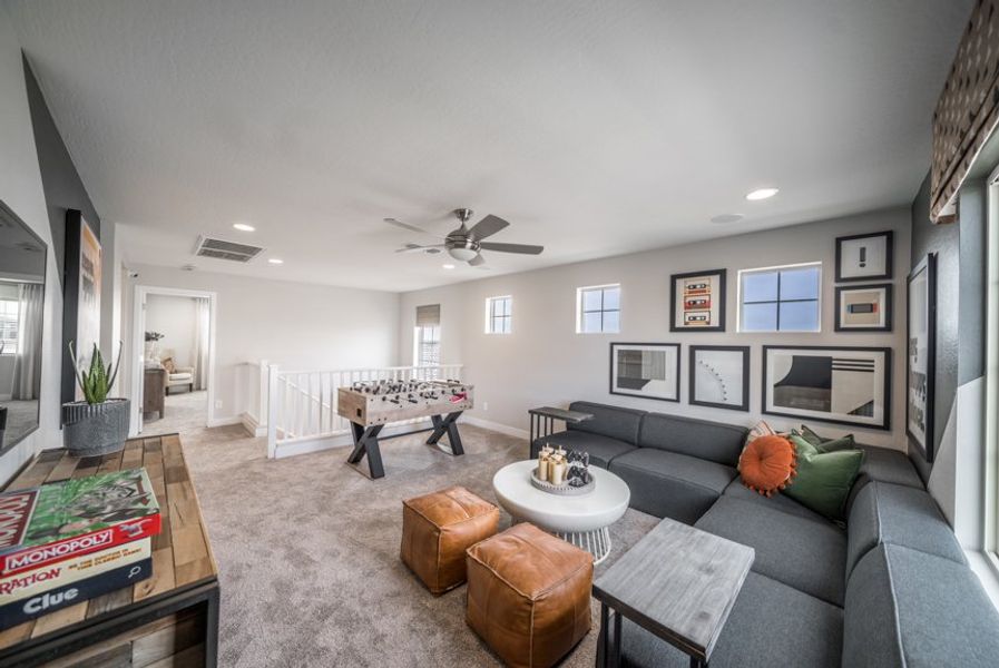 Furnished interior view inside a new home in Hawes Crossing, Mesa (Image 13).