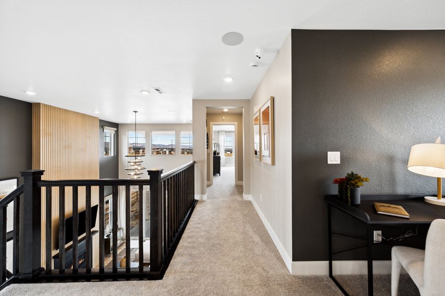 Furnished interior view inside a new home in Sterling Ranch Ascent Village, Littleton (Image 24).