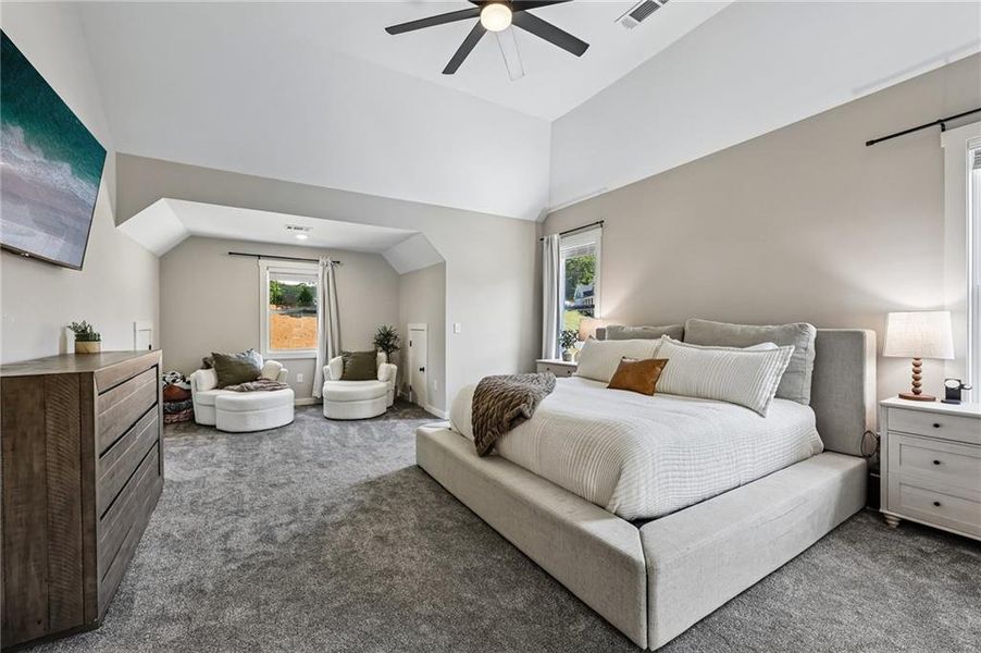 Furnished interior view inside a new home in , Flowery Branch (Image 17).