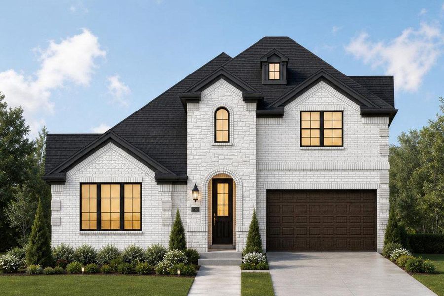 Representative exterior photo of a completed home built from the Grand Palm - Executive Platinum by Grand Homes in Monterra, Fate, TX (Image 5).