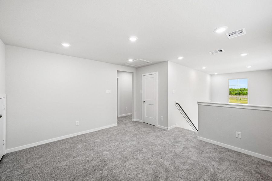 Spacious, unfurnished interior of a new home in Barrett Crossing, Crosby (Image 25). Spacious, unfurnished interior of a new home in Barrett Crossing, Crosby (Image 25).