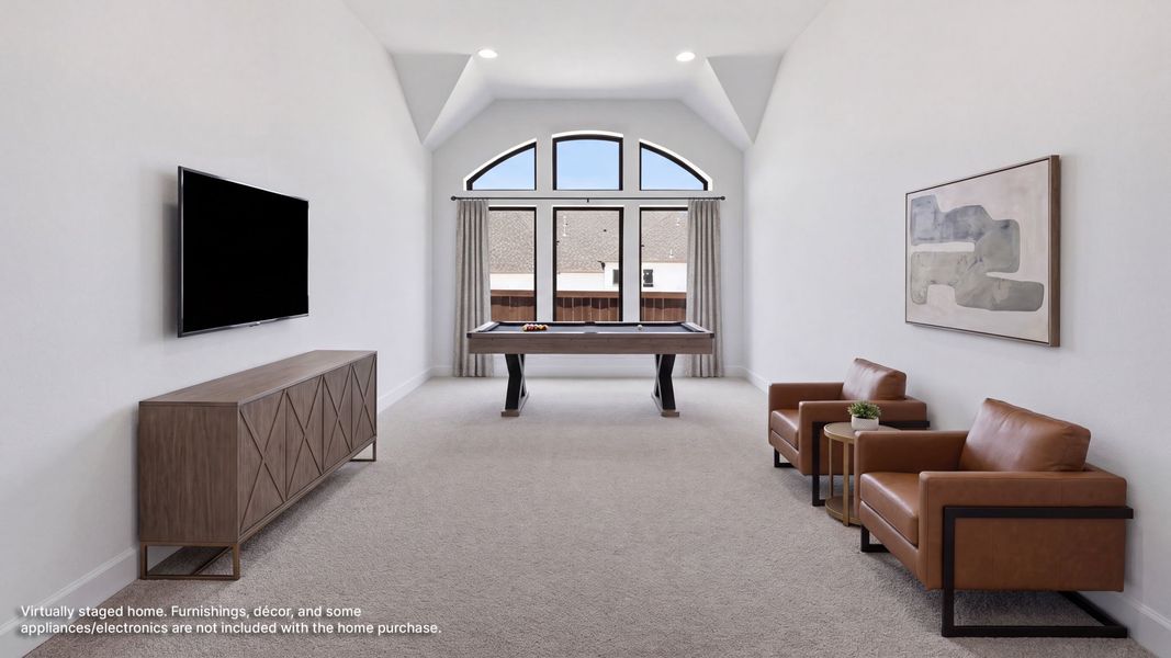 Furnished interior view inside a new home in Sweetgrass, Haslet (Image 11).