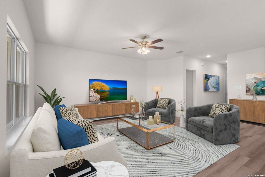 Furnished interior view inside a new home in Westridge, San Antonio (Image 8).
