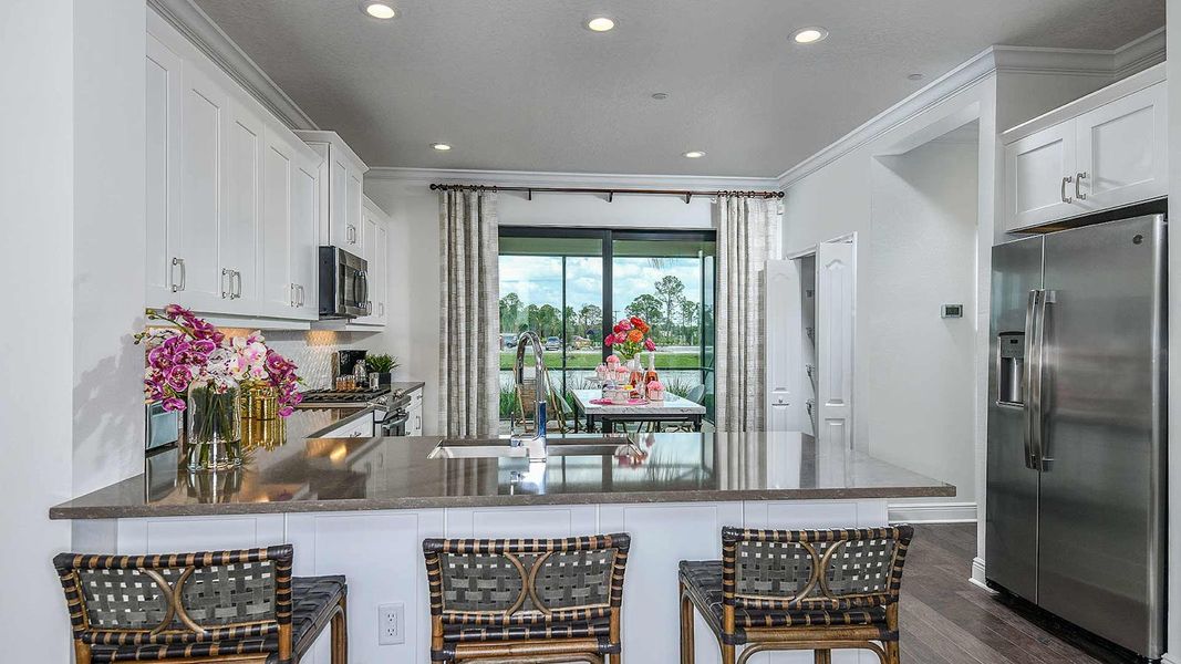 Furnished interior view inside a new home in Windward Real Estate and Homes for Sale in Sarasota, FL - Neal Communities, Sarasota (Image 11).