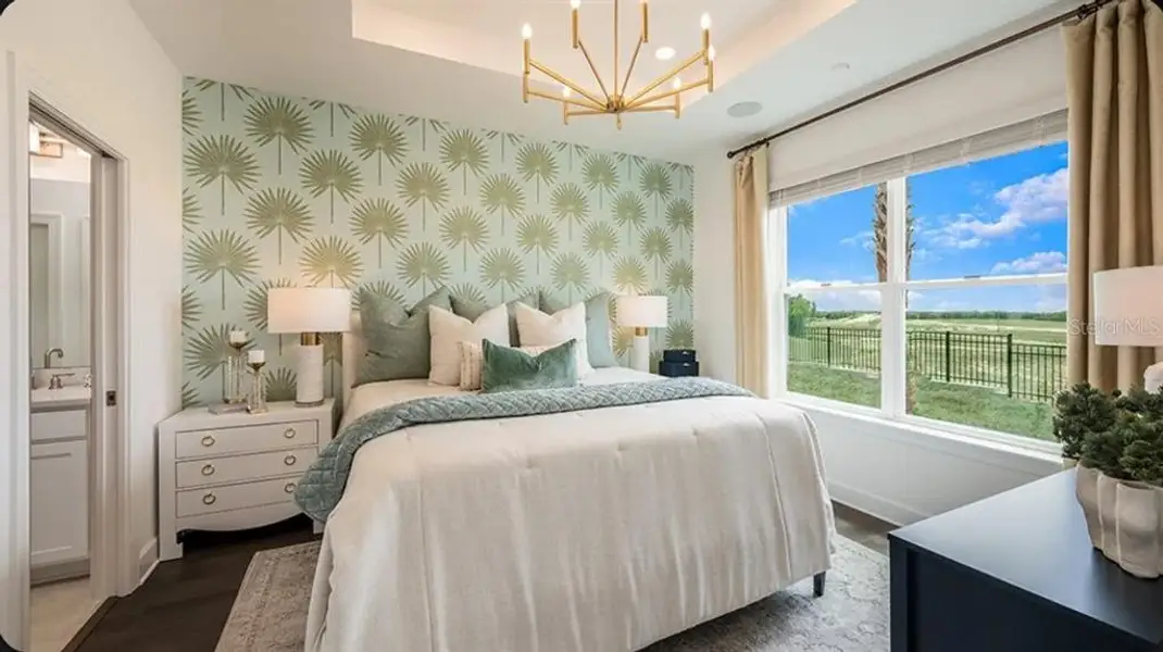 Furnished interior view inside a new home in Esplanade at McKinnon Groves, Winter Garden (Image 5).