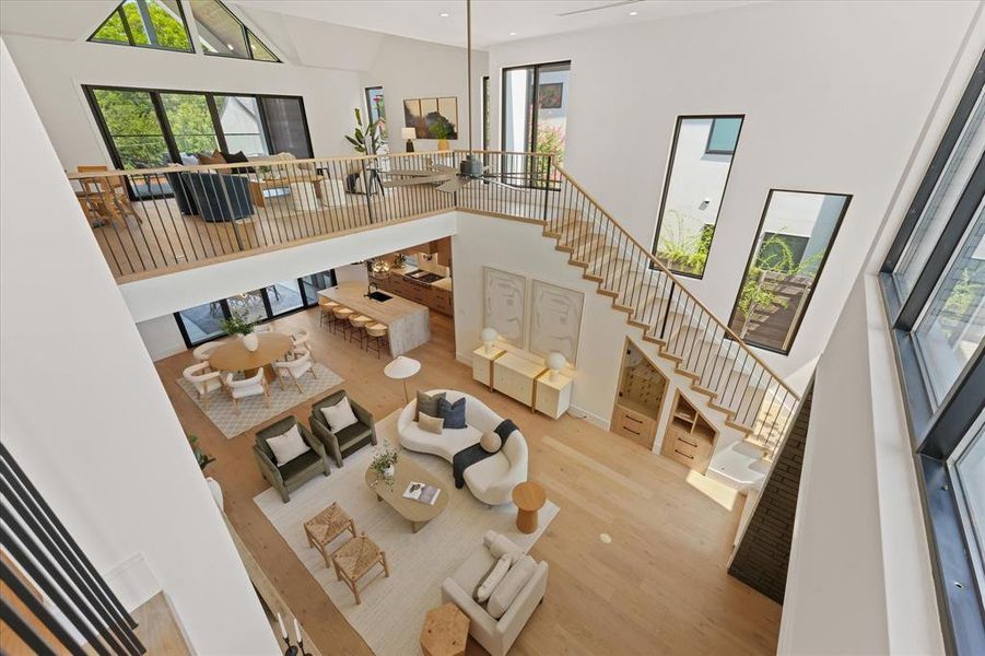 Furnished interior view inside a new home in , Dallas (Image 36).