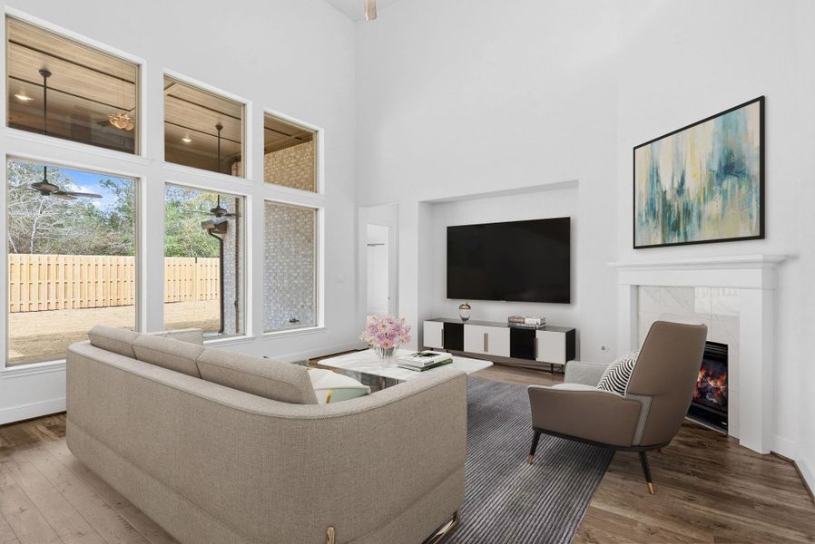 Furnished interior view inside a new home in Colton, Montgomery (Image 12). Furnished interior view inside a new home in Colton, Montgomery (Image 12).