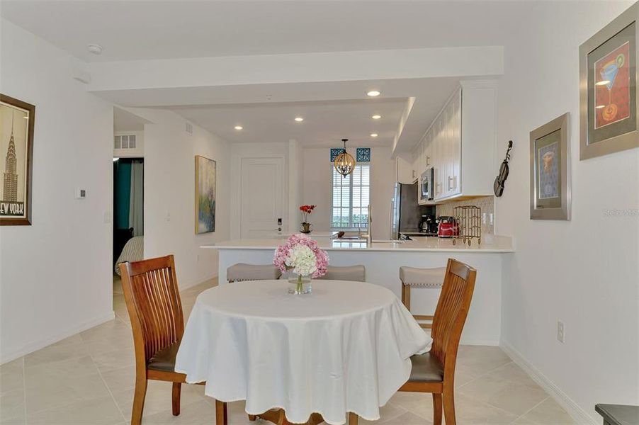 Furnished interior view inside a new home in Wellen Park Golf & Country Club, Venice (Image 37).