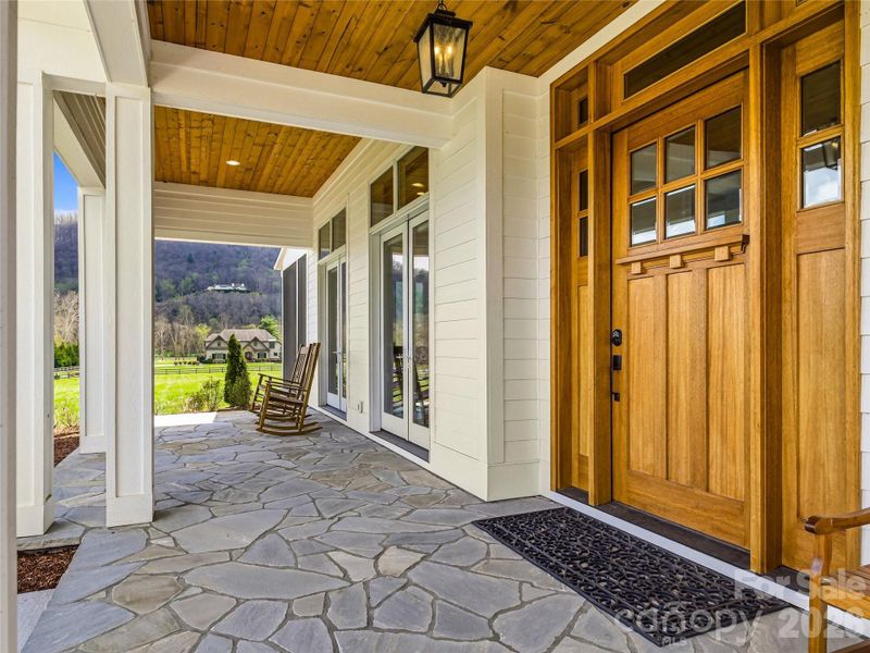 Exterior details and patio area of a home in , Fletcher (Image 25).