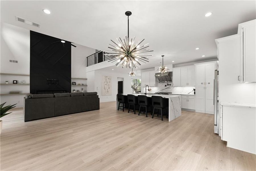 Furnished interior view inside a new home in , Hartwell (Image 34).