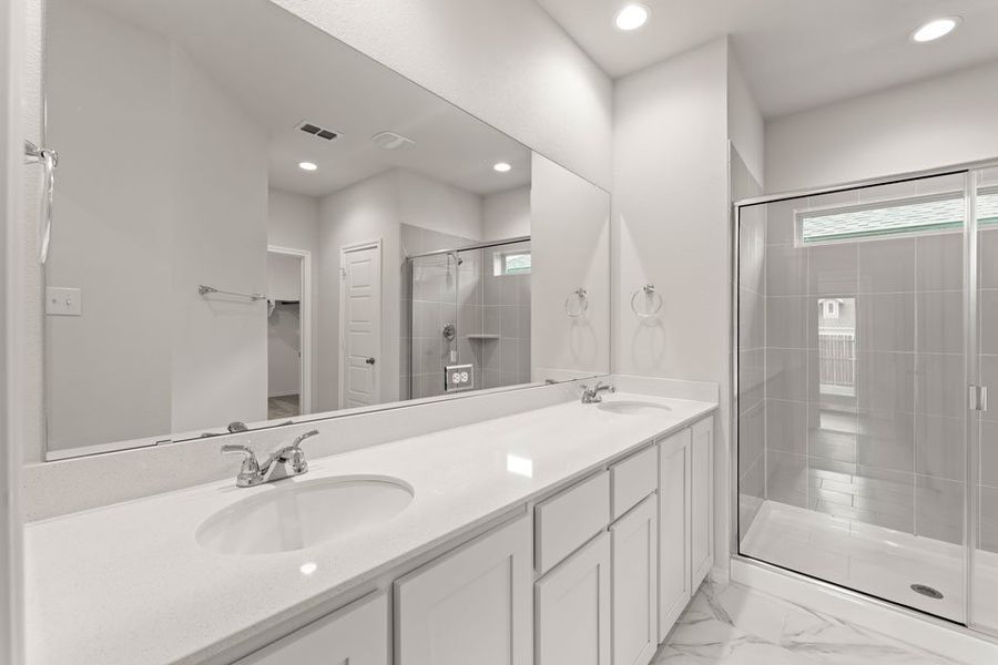 Representative exterior photo of a completed home built from the Phoenix by Impression Homes in Terra Vella, Haslet, TX (Image 15).