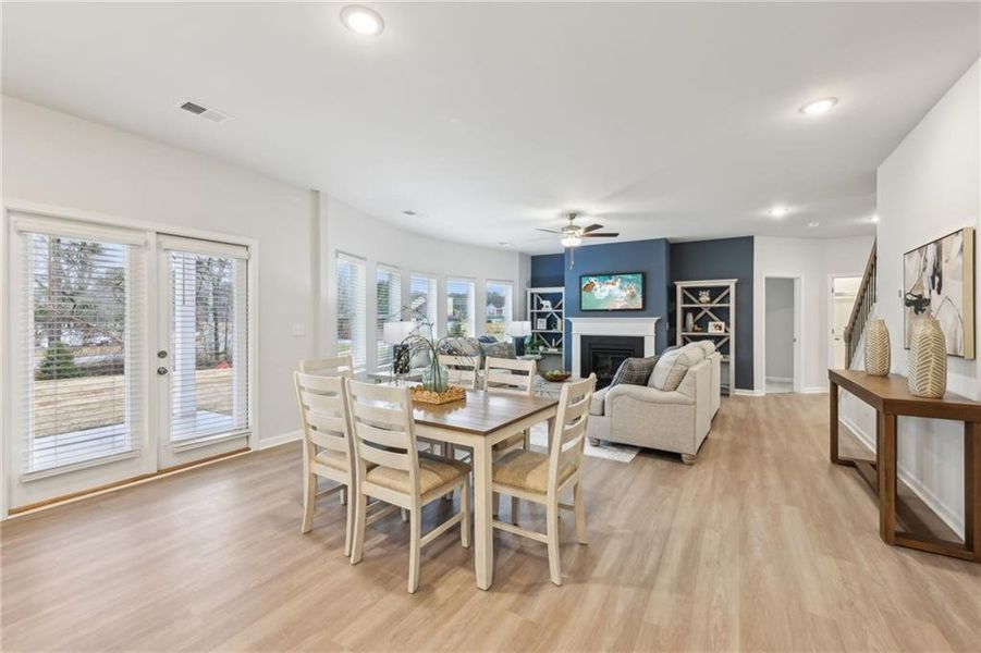 Furnished interior view inside a new home in Stephen's Landing, Loganville (Image 10).