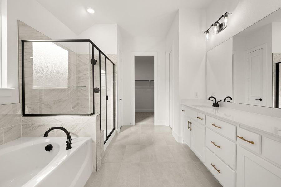 Furnished interior view inside a new home in Bridgewater, Midlothian (Image 9).