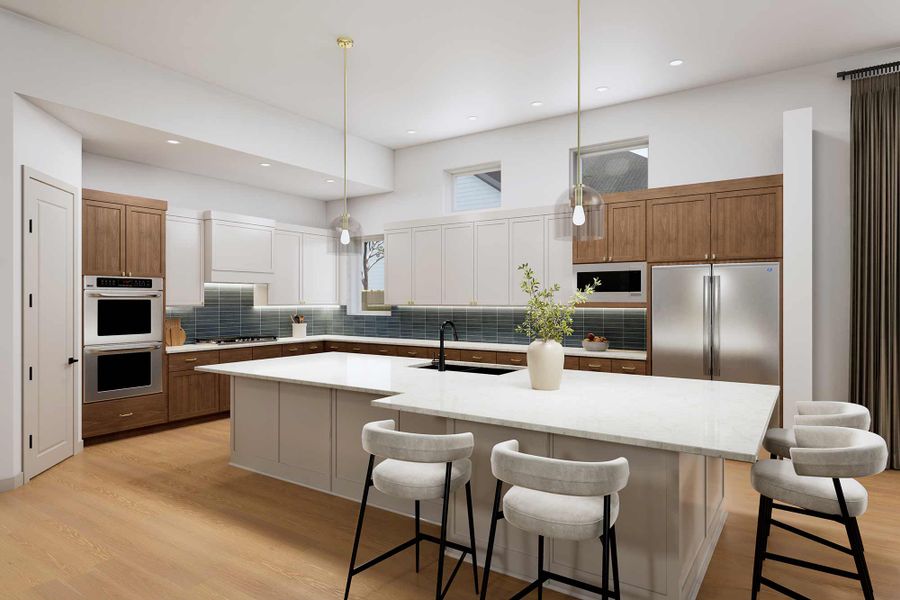 The Jericho - Optional Cooktop Kitchen