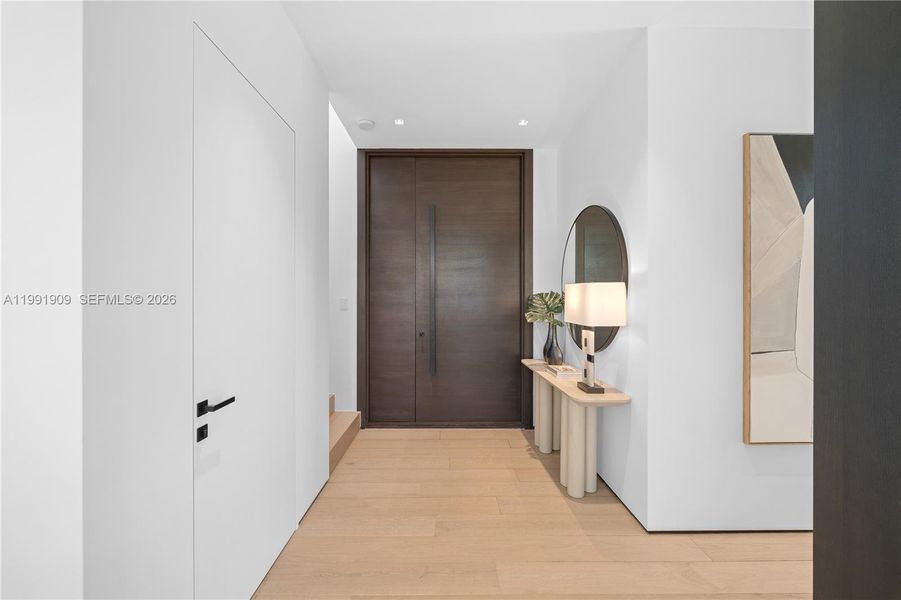 Furnished interior view inside a new home in , Miami Beach (Image 37).