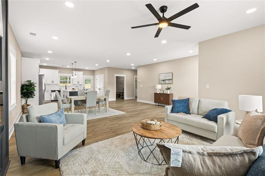 Furnished interior view inside a new home in , Douglasville (Image 17).