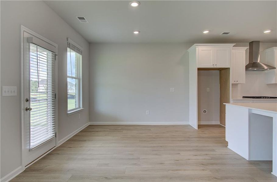 Spacious, unfurnished interior of a new home in Grandview at Millers Mill, Stockbridge (Image 18). Spacious, unfurnished interior of a new home in Grandview at Millers Mill, Stockbridge (Image 18).