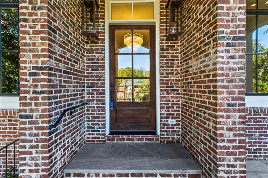Exterior details and patio area of a home in , Atlanta (Image 29).