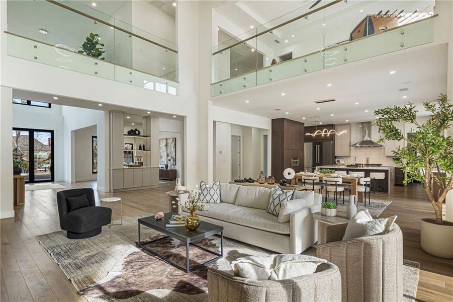 Furnished interior view inside a new home in , Suwanee (Image 67).