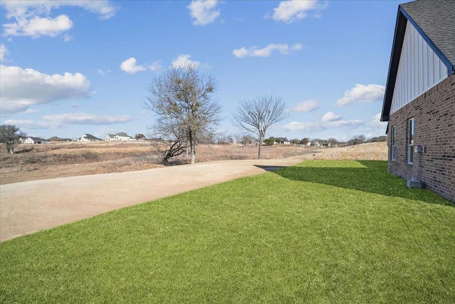 Exterior details and patio area of a home in , Azle (Image 29).
